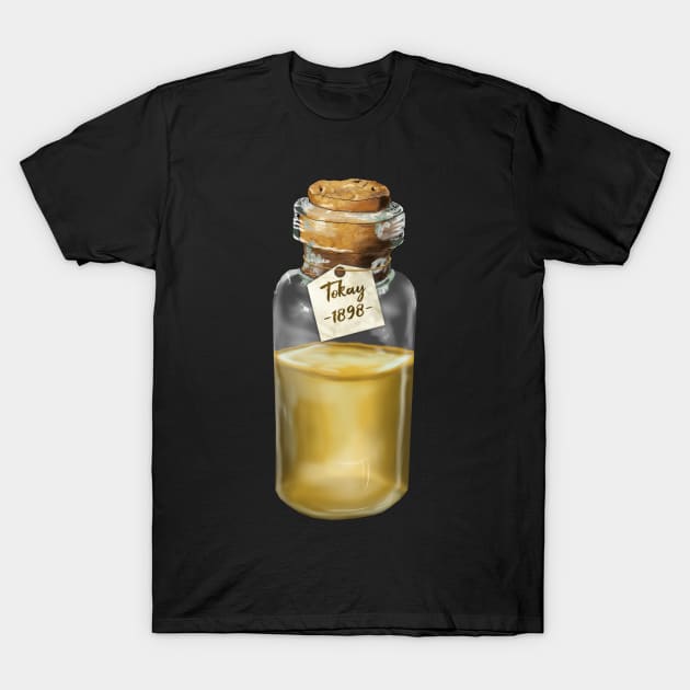 Bottle of Tokay T-Shirt by drawnexplore